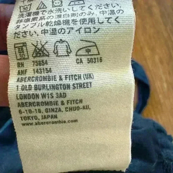 Abercrombie & Fitch Vintage Embroidered Romper Crochet RN75604 AMF 143154 Small - Picture 9 of 9